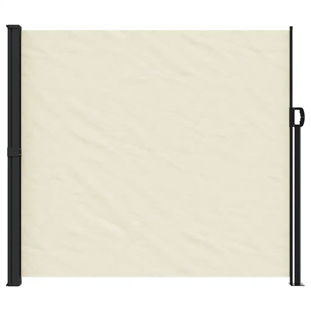 Tenda da Sole Laterale Retrattile-Tenda parasole per balcone per giardino Crema 180x300 cm