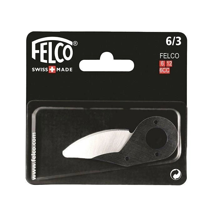 Felco 6-3 Lama di Ricambio per Forbici Modelli 6 12 e 6CC Acciaio Temprato Svizzero