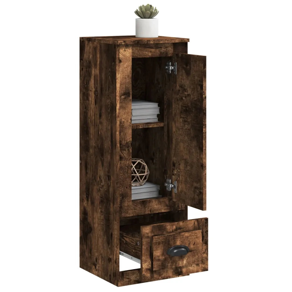 Credenza Rovere Fumo 36x35,5x103,5 cm in Legno Multistrato 816309