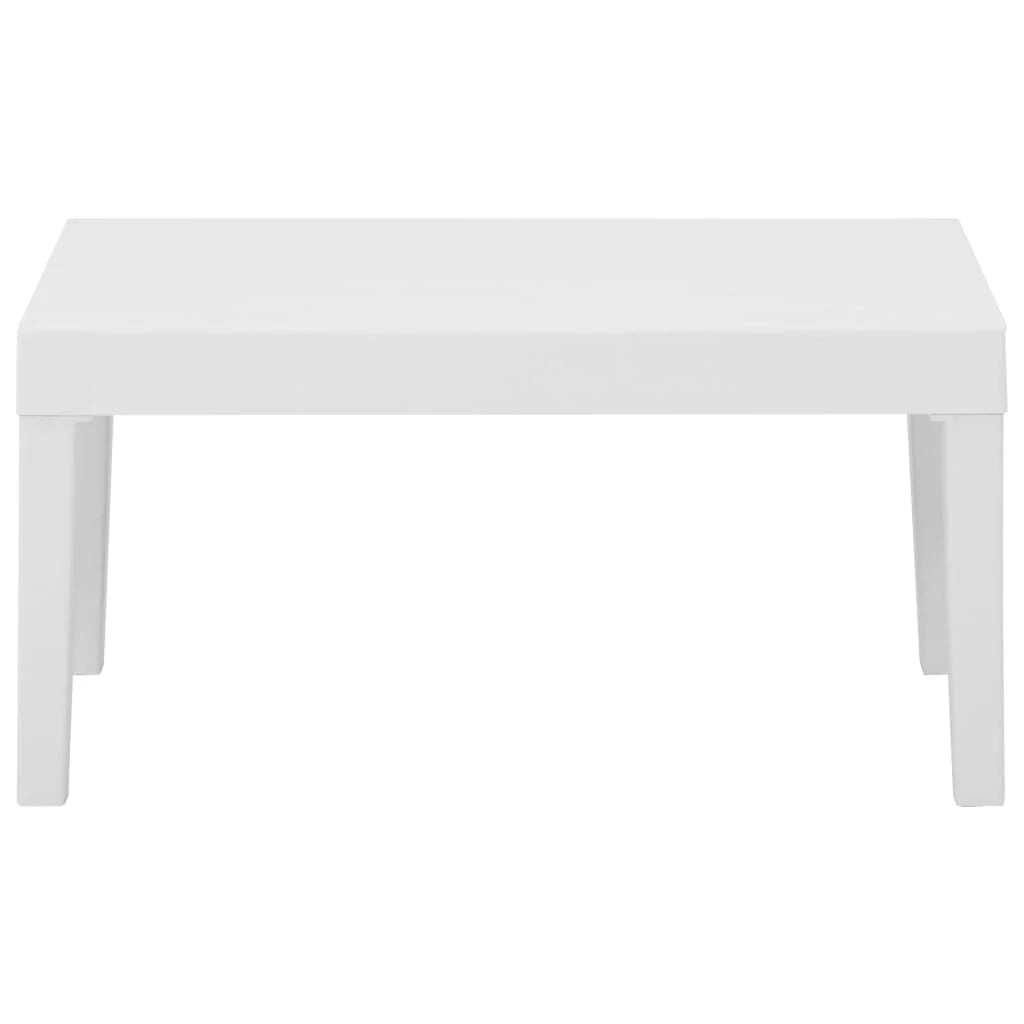 Set di mobili da giardino mobili da esterno 3 pezzi con cuscini in plastica bianca 02_0015986