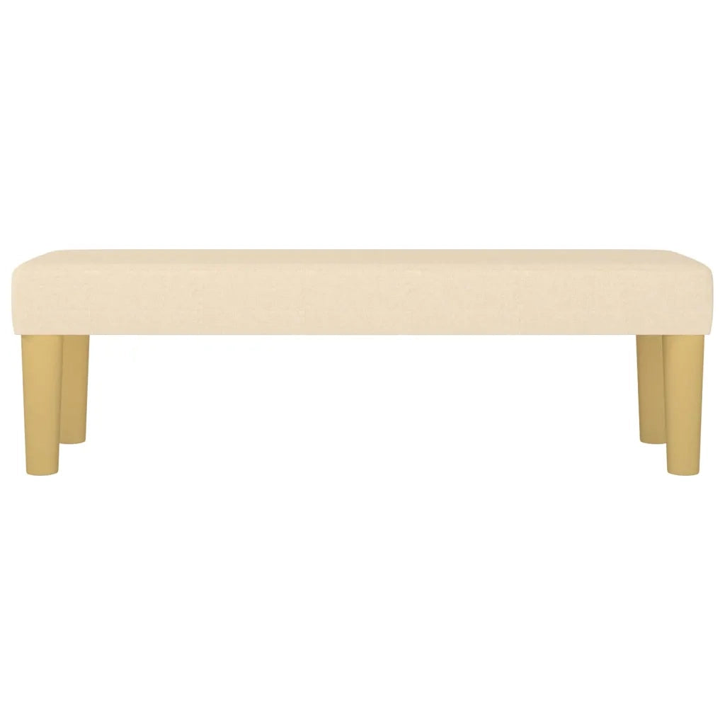 Panca Crema 100x30x30 cm in Tessuto cod mxl 66433