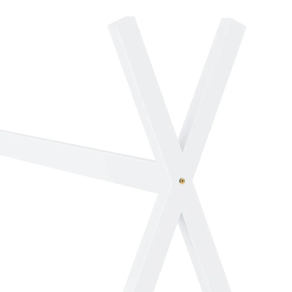 Giroletto per Bambini | Letto Infantile | Lettino Bianco in Massello di Pino 80x160 cm