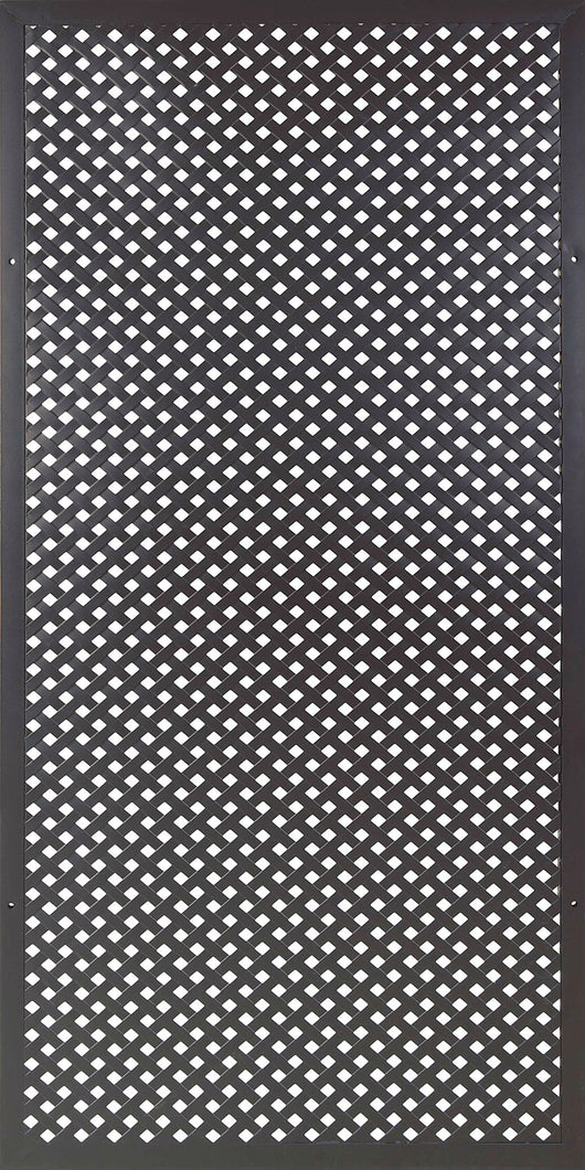 Traliccio Fisso Privacy con Cornice Verdemax 180x90 cm in Metallo Antracite