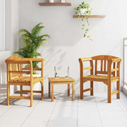 Set da giardino con divano a rosa 3 pcs