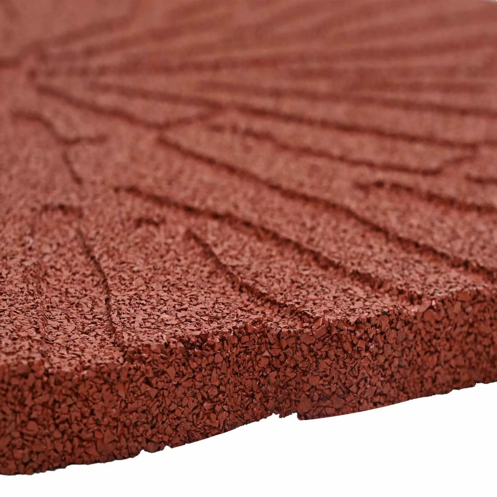 Pietra da Passo 6 pz Rosso ? 45 x 1,8 cm Gomma CFW7052154
