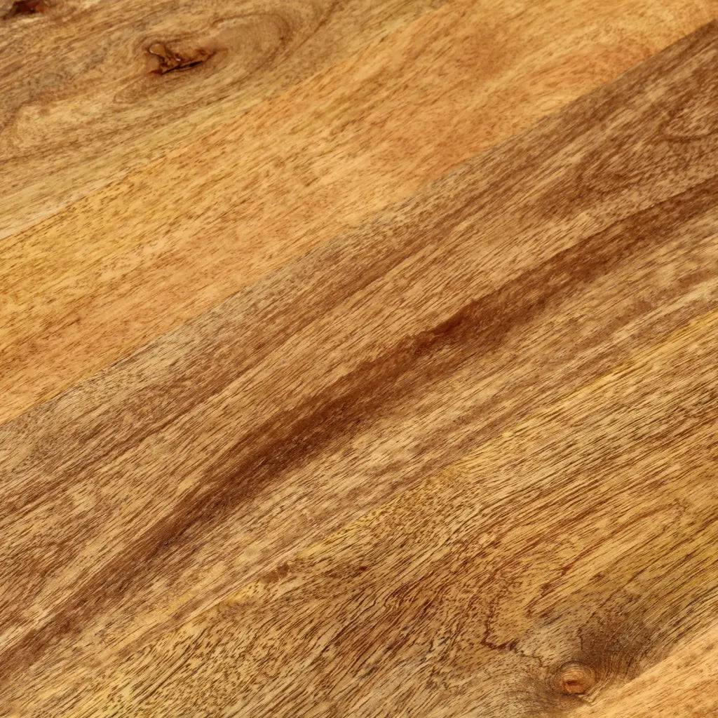 Piano Tavolo 100x50x3,8 cm Ovale in Legno Massello di Mango