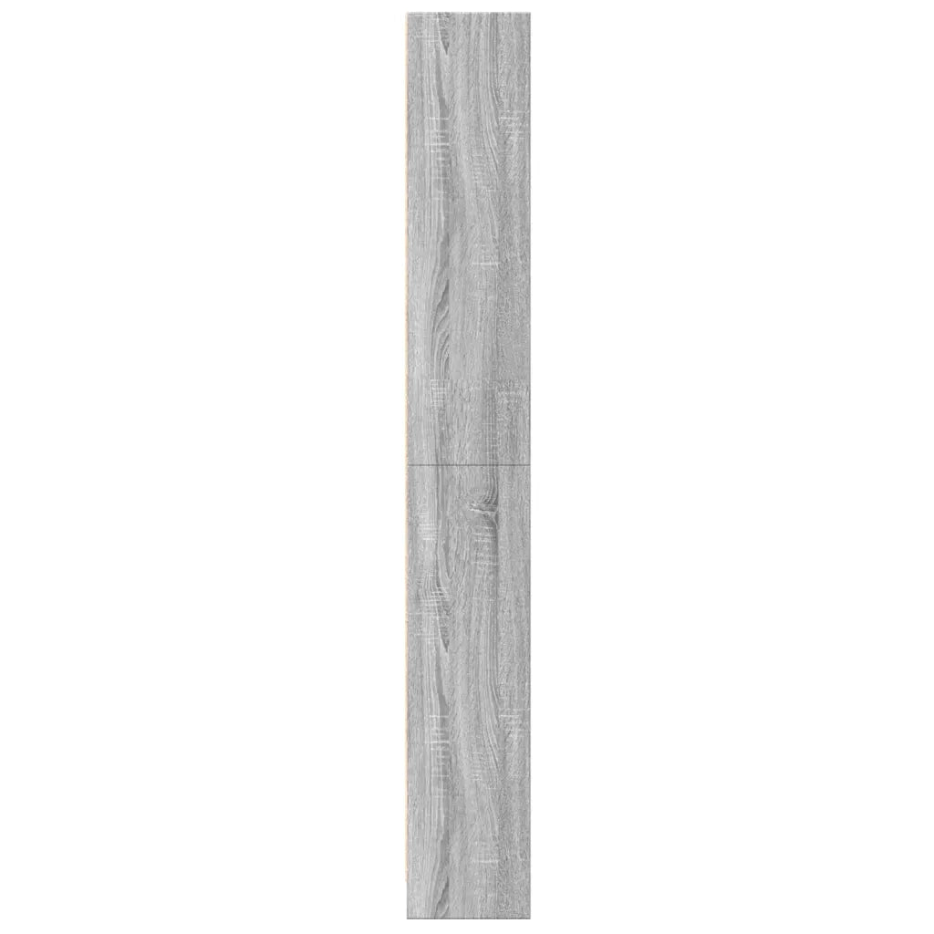 vidaXL Libreria Grigio Sonoma 60x24x176 cm in Legno Multistrato