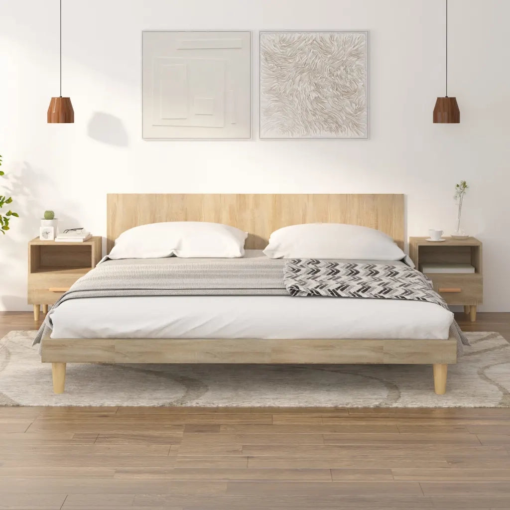 Comodini 2 pz Rovere Sonoma 40x35x47 cm cod mxl 45091