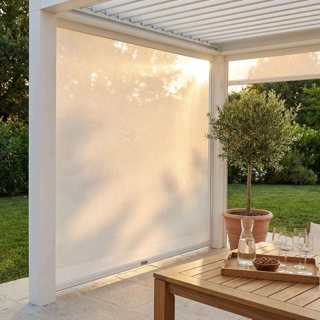 Laterale per pergola biocliamatica in textilene - ALICE