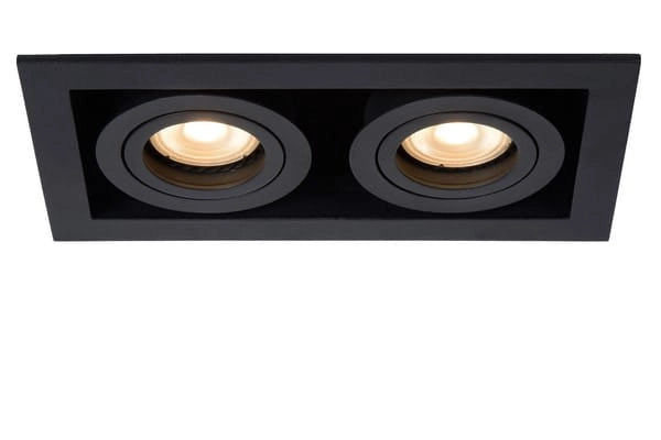 Lucide Chimney faretto soffitto doppio GU10 nero 09926/02/30