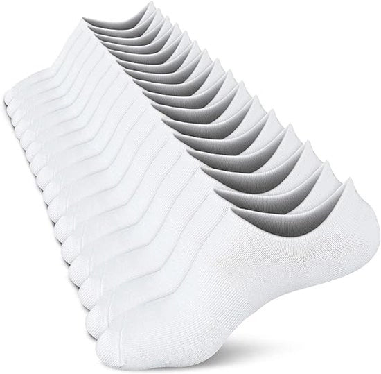 8 paia di calze trasparenti, calze antiscivolo casual per uomo, calze corte e basse di cotone leggere e elastiche per uomo e donna, antiscivolo, per loafers, loafers e sneakers (38-44)