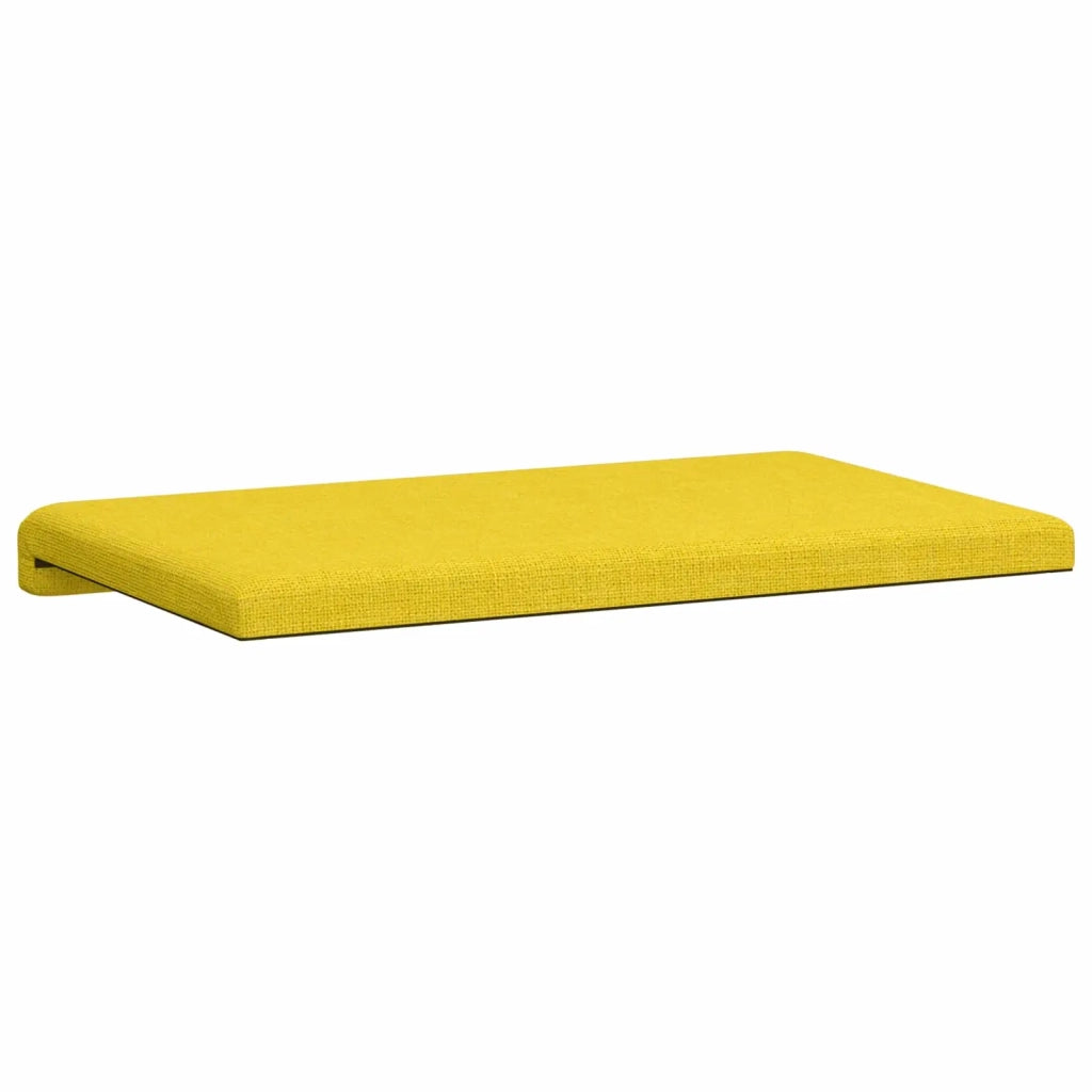 Cuscino per panchina Tessuto Giallo Chiaro Profondità 35 cm 42043171