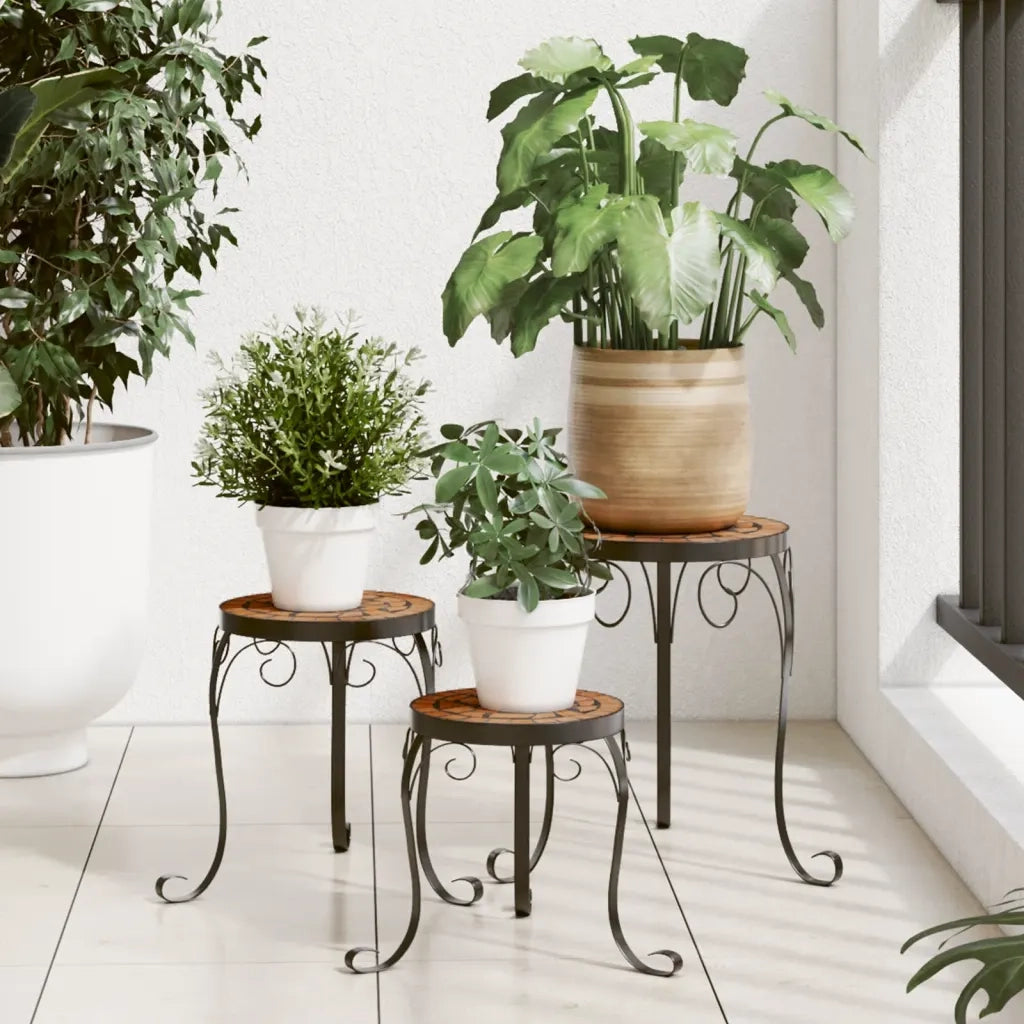 Supporti per piante | Sostegno per piante 3 pz Terracotta in Ceramica