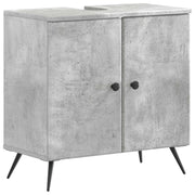 Armadio per Lavabo da Bagno BREDA Grigio Cemento 897448