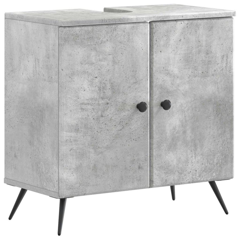 Armadio per Lavabo da Bagno BREDA Grigio Cemento 897448