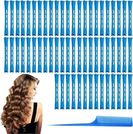 Anti-slip Haargolf Haarrollen - Stabili Anti-Slittamento con Elastico (60 pezzi)