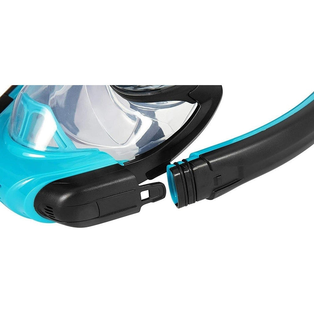 Trade Shop - Maschera L/xl Con 2 Boccagli Da Snorkeling Sub Per Mare Piscina Hydro-pro 24058 -