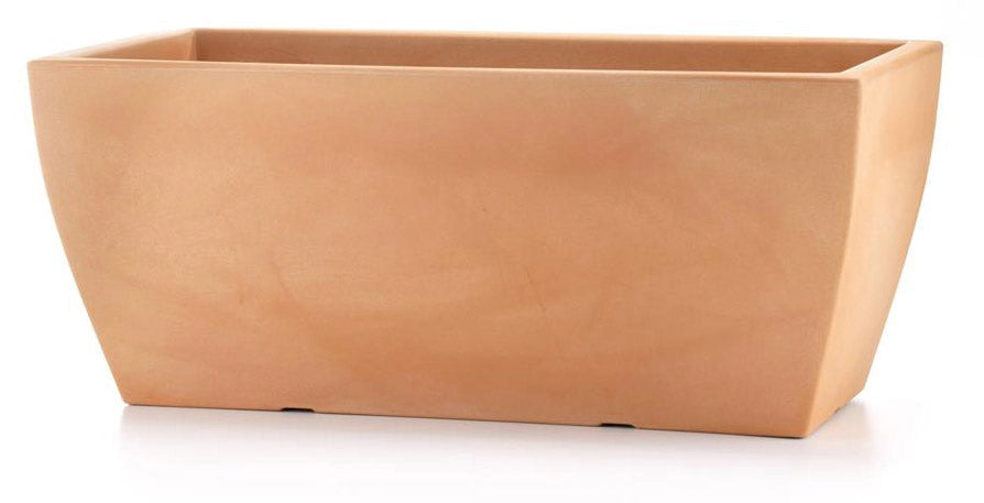 Vaso 33x66x28 cm in Polietilene Jardinera Veneto 66 Anticato