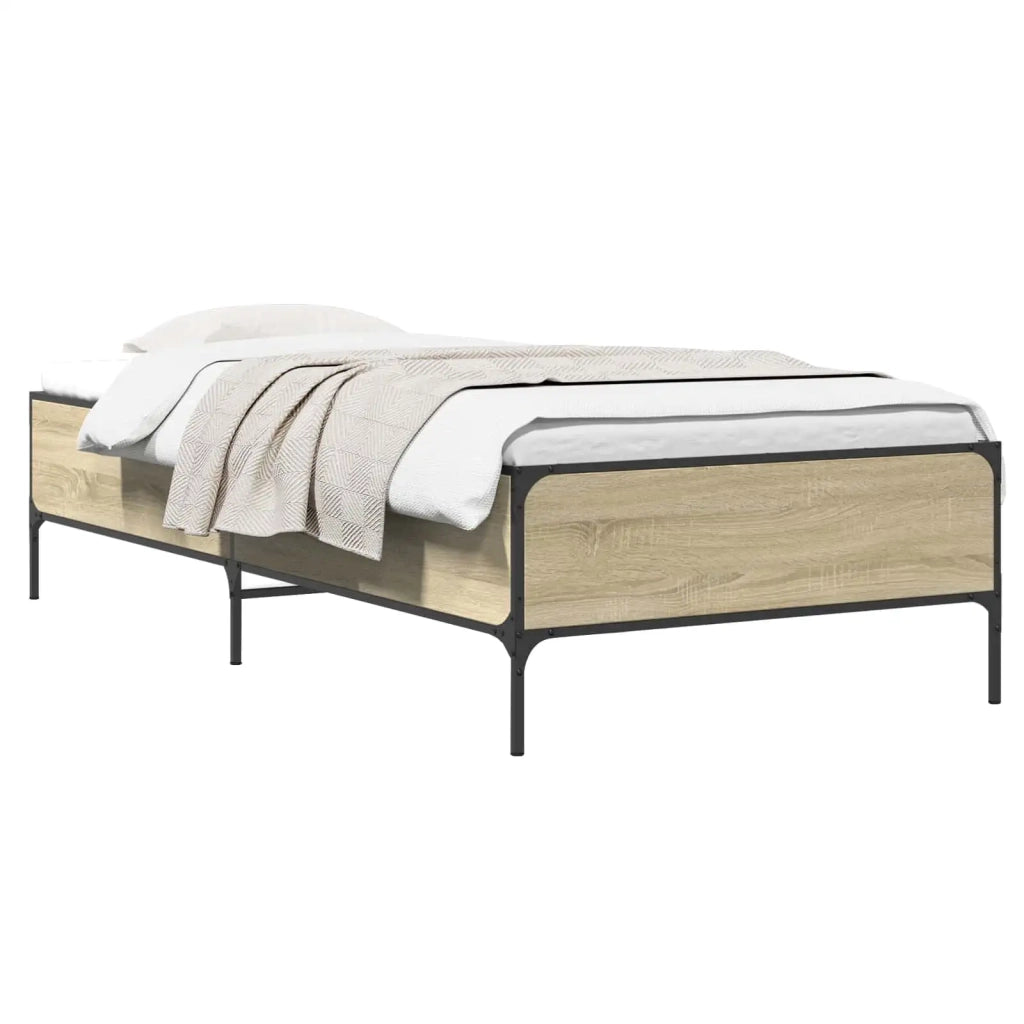 Struttura del letto Rovere Sonoma 80 x 200 cm