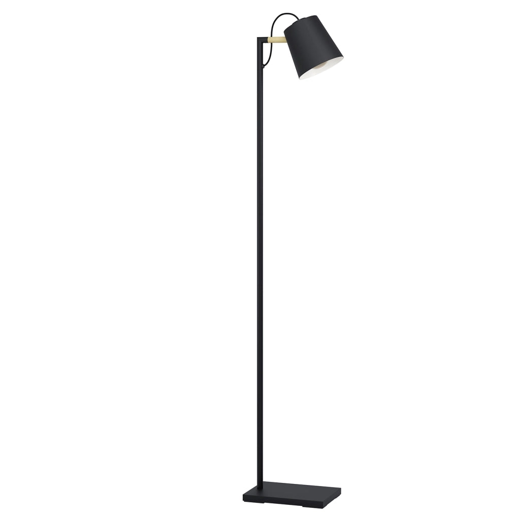Piantana Vintage Lacey Acciaio Nero 1 Luce E27