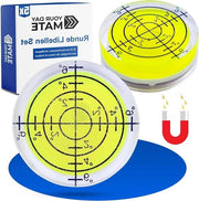 Set di livellini a molla di 5 pezzi con magnete - livellino preciso - livellino mini - livellino Bullseye - diametro 32 mm