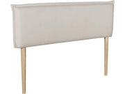 Testiera "Jessica" in lino - 140 cm - Beige