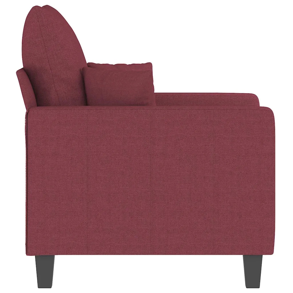 Divano Sedia-Poltrona Rosso Vino 60 cm in Tessuto 290033
