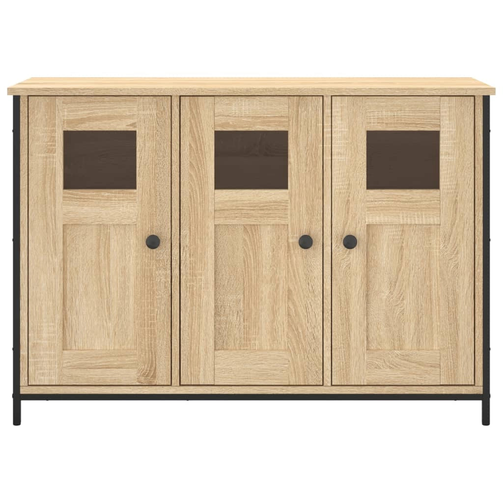 Credenza cassettiera cassettiera mobile contenitore organizer cucina soggiorno soggiorno Sonoma 100 x 35 x 70 cm derivati ​​del legno marrone 02_0031459