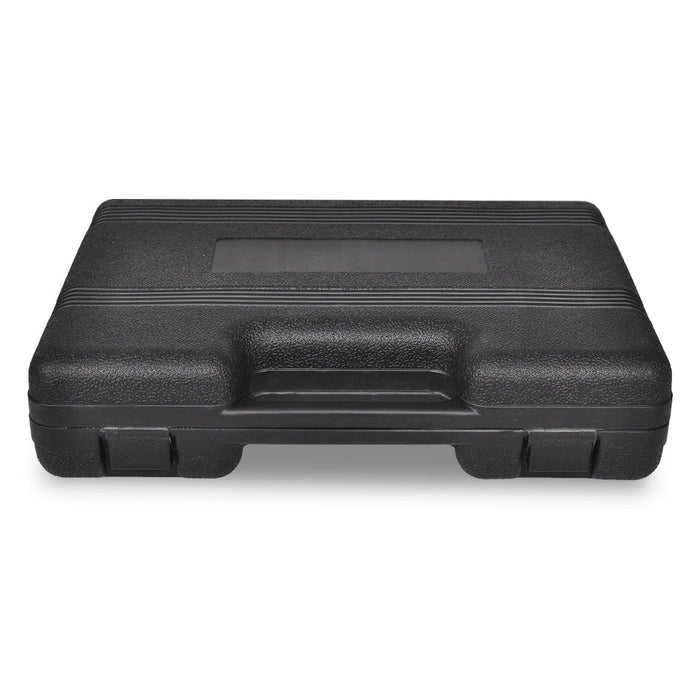 Valigetta set di 12 chiavi combinate a cricchetto garage officina attrezzi fai da te nere 3402056