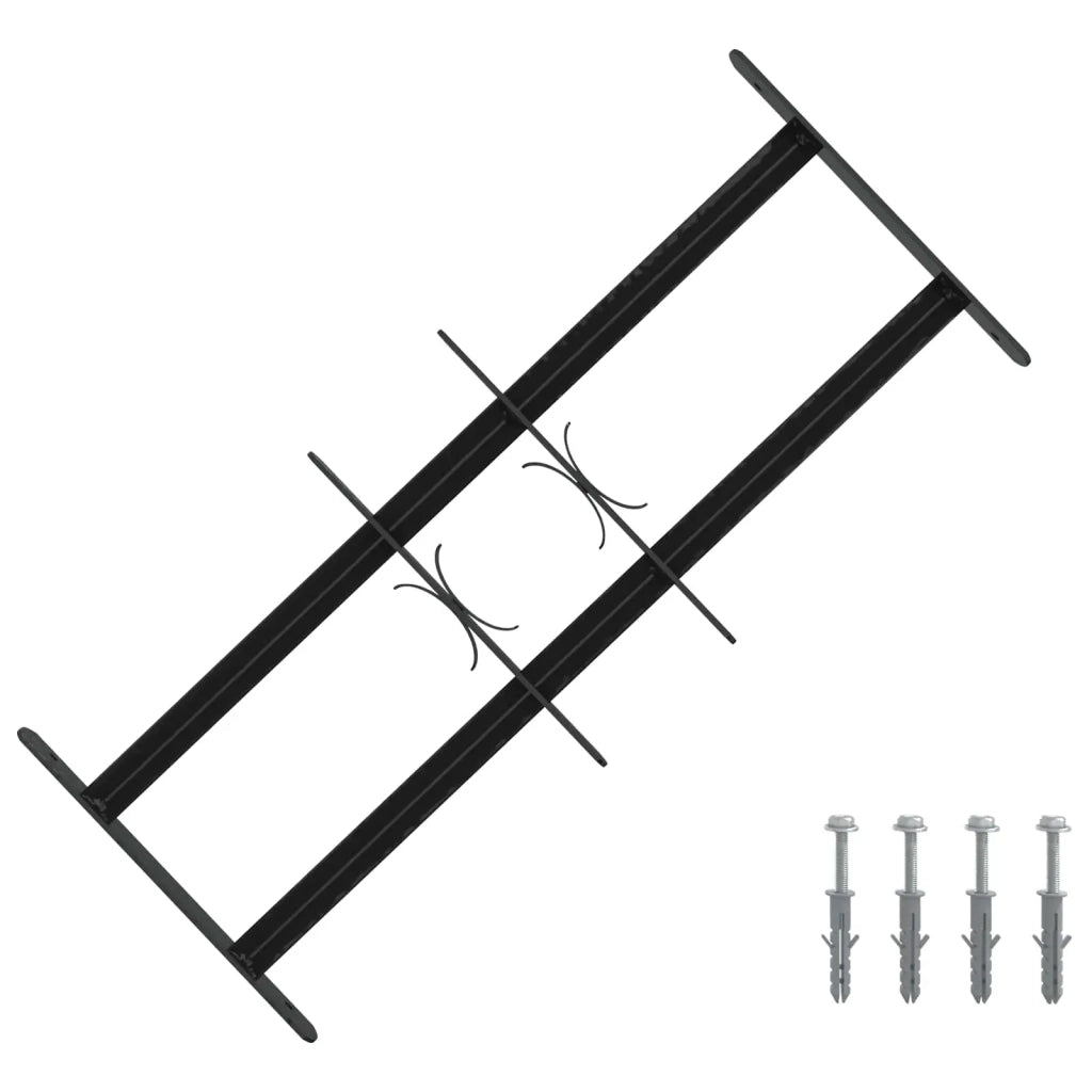 Griglia di Sicurezza per Finestre con 2 Traverse 3 pz 43-74 cm CFW2672702