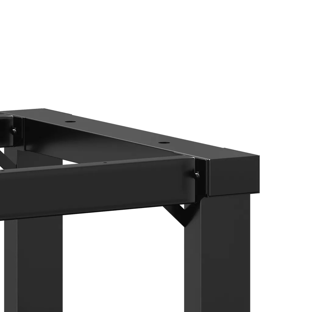 Telaio Gambe a O per Tavolo da Pranzo 60x40x73 cm in Acciaio