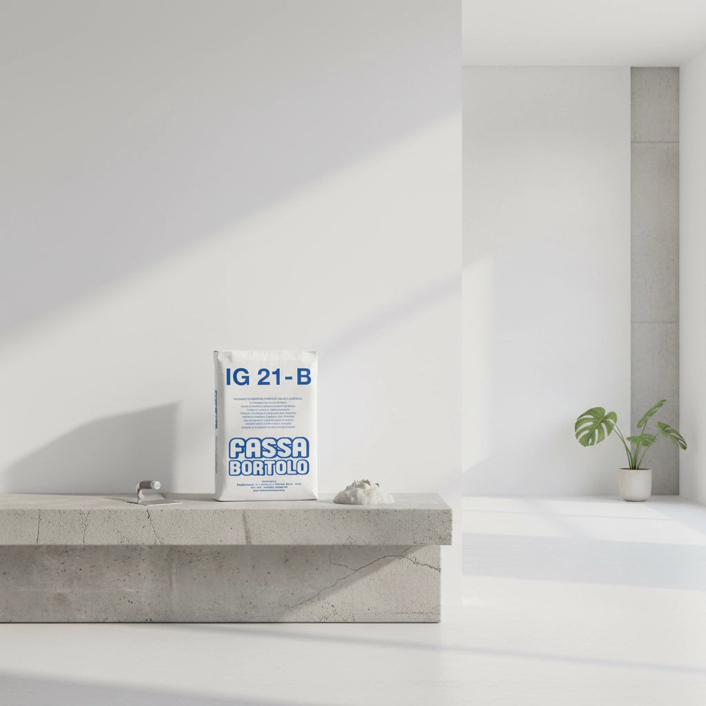 Ig 21 b intonaco finitura base calce cemento bianco esterni interni sacco 25 kg