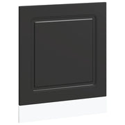 Pannello Lavastoviglie Kalmar Nero 60x1,5x57 cm in Truciolato