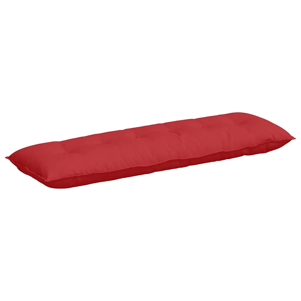 Cuscino per Schiena Rosso 160 x 19 x 50 cm Tessuto