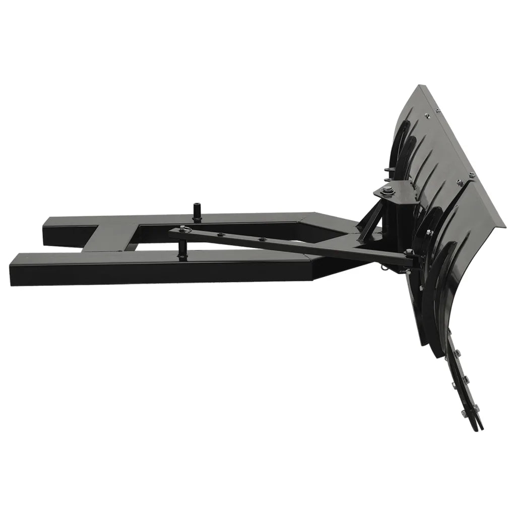 Spazzaneve per Muletto 200x48 cm Nero 153131