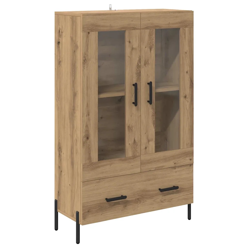 Credenza | Madia | Buffet da pranzo | Armadio da pranzo Corona Rovere artigianale 69,5 x 31 x 115 cm