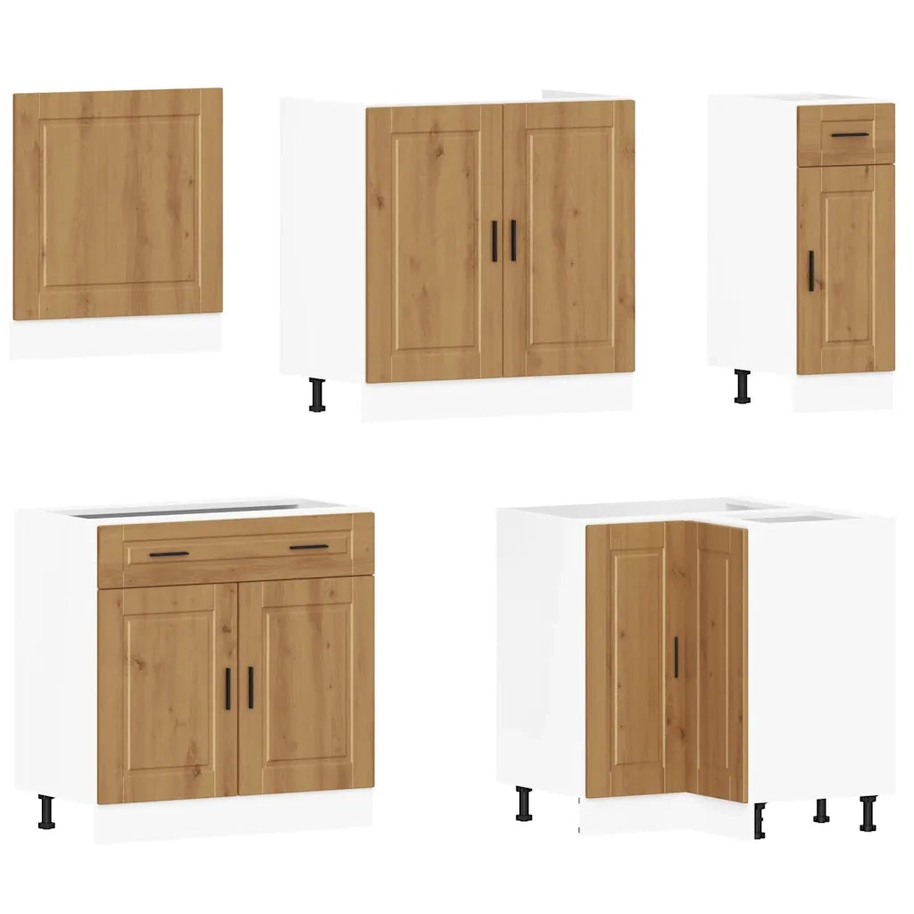 Set Mobili da Cucina 11 pz Porto Rovere Artigianale Truciolato