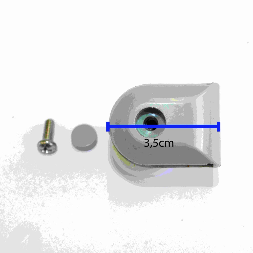 Kit 8 pz cuscinetti di ricambio vetro box doccia anta scorrevole Obi 2
