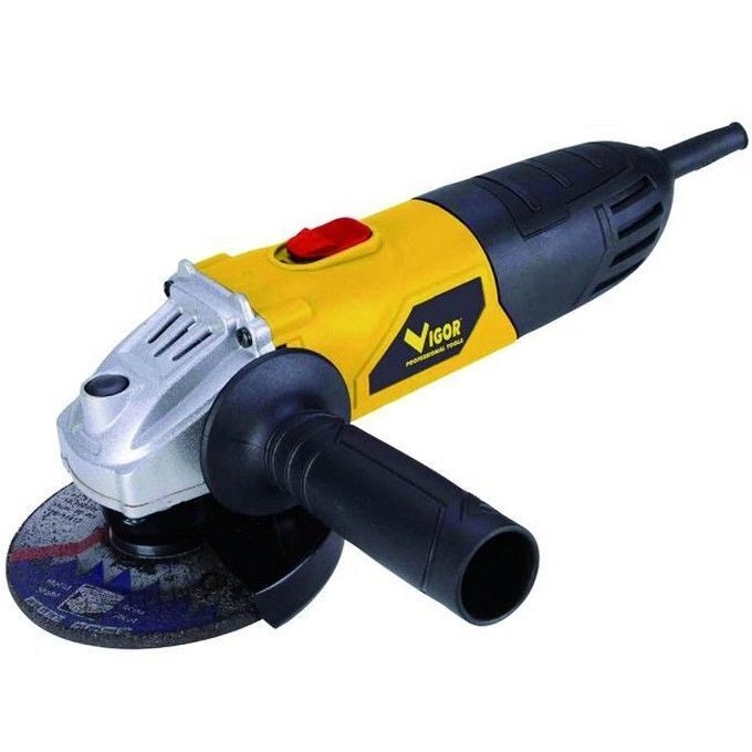 Vigor VSM 115 Smerigliatrice Angolare 900 W 11000 rpm disco 115 mm attacco M14 in valigetta