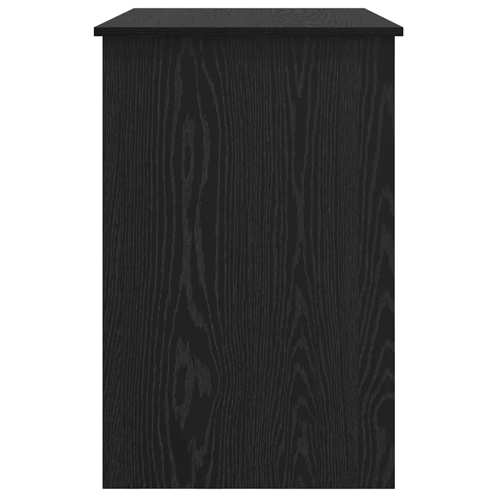 vidaXL Scrivania Rovere nero 100 x 50 x 76 cm Legno multistrato
