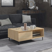 Tavolino da Salotto-Tavolino da soggiorno-Tavolo Rovere Sonoma 90x60x35 cm Legno Multistrato 357914