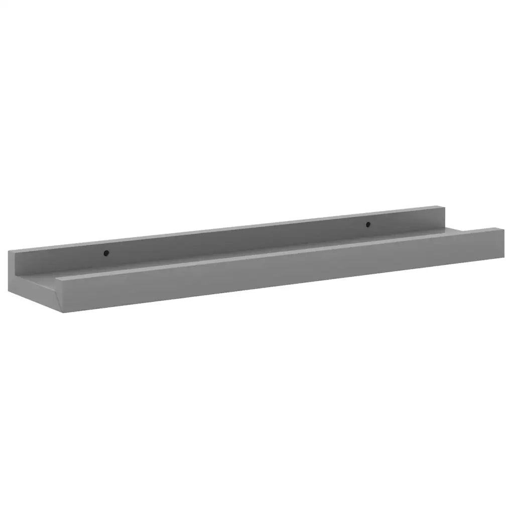 Mensole da Parete 4 pz Grigie 40x9x3 cm cod mxl 49363