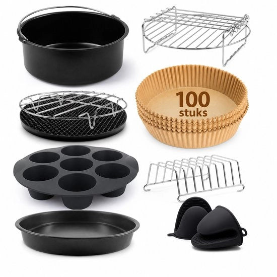 Accessori per Airfryer (Papier per Frittura ø20cm) - Utile per Airfryer