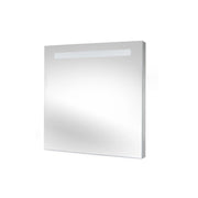 Specchio da bagno Cassiopeia con Illuminazione LED decorativa, diametro 60 cm, AC 230V 50Hz, 20W e 12W, Alluminio e Ve..