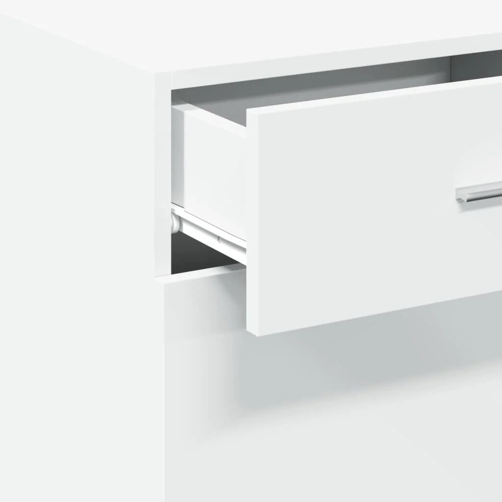 Credenza buffet cassettiera mobile contenitore organizer cucina soggiorno soggiorno 45 x 42,5 x 93 cm derivati ​​del legno bianco 02_0030316