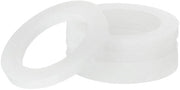 Set di afdichting in silicone per douchi - 30 mm per douchi capo - set da 5 pezzi con 20 mm D - gomme di afdichtaggio VMQ bianche per tubi di acqua e rubinetti