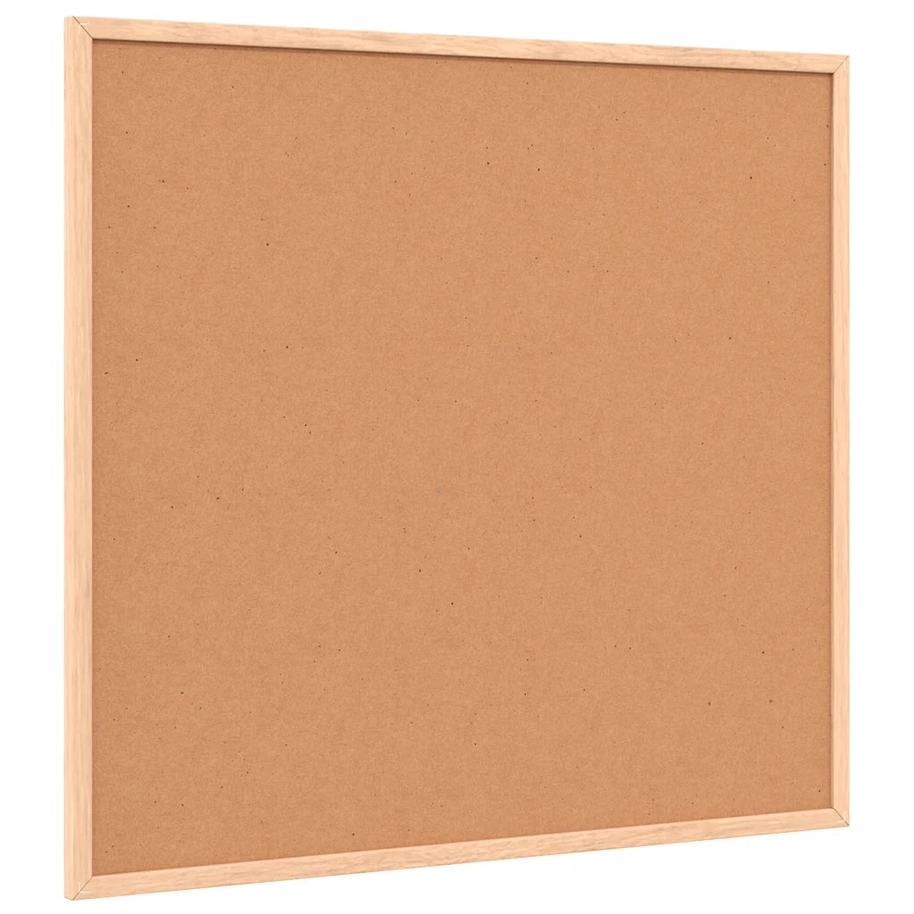 Lavagna con cornice in legno massello di pino nera 60x55 cm CFW2169994