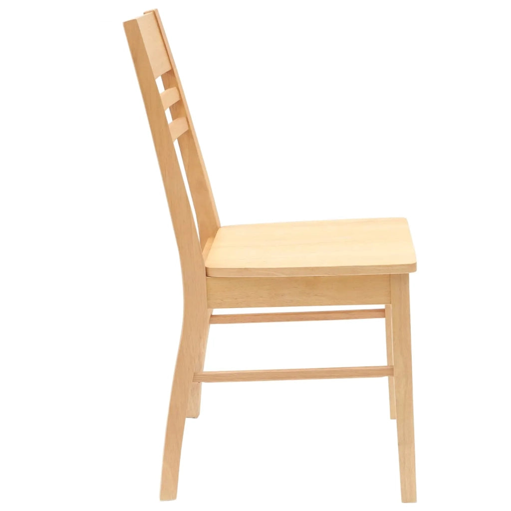 Sedie da pranzo 2 pcs Naturale 43 x 54 x 89 cm