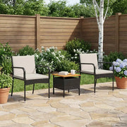 Set da giardino con cuscino acciaio