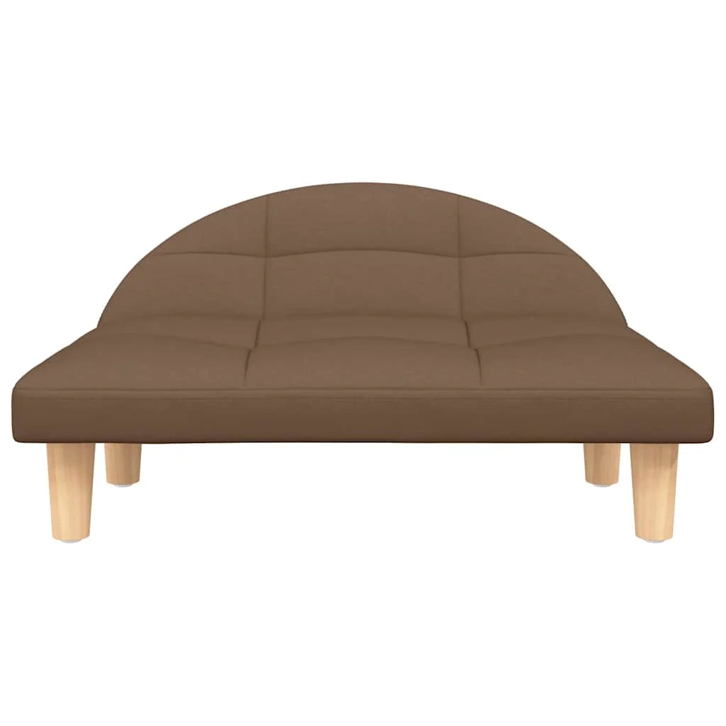 Cuccia per cani a forma di cesto comoda 70 x 52 x 30 cm tessuto marrone 02_0042893